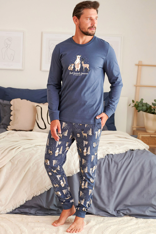Doctor Nap PMB.4329 Nocna piżama, deep blue