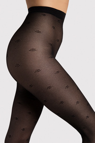 Fiore Lea 30 DEN G6107 Wyrób pończoszniczy rajstopy, black