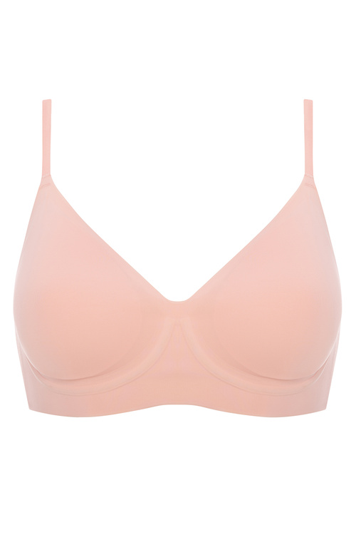Julimex Simple T-shirt bra Biustonosz braletka, różowy