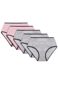 Vivisence 4017 5-pack Трусики високі трусики, рожевий