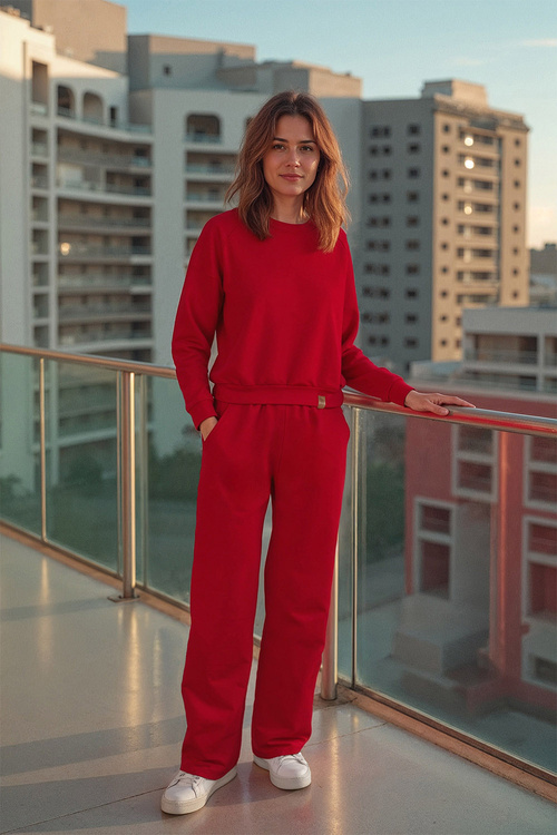 Vivisence 9102 Spodnie dres, czerwony