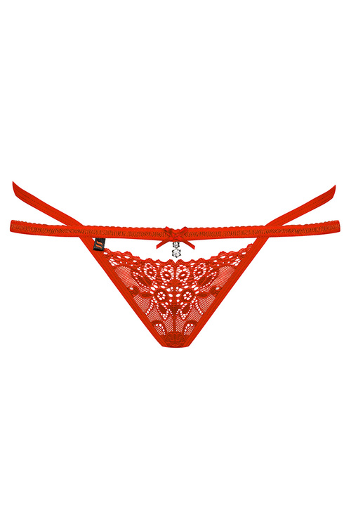Obsessive 838-THO-3 Majtki stringi, czerwony
