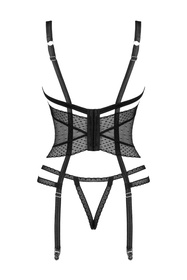 Obsessive Lanelia corset Gorset sexy, czarny