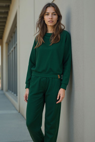 Vivisence 9205kmpl Komplet bluza+spodnie, zielony