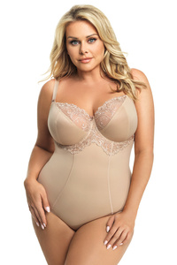 Gorsenia K356 Gala Body wyszczuplające, beżowy