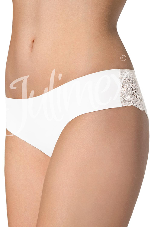 Julimex Tanga panty Majtki figi, biały