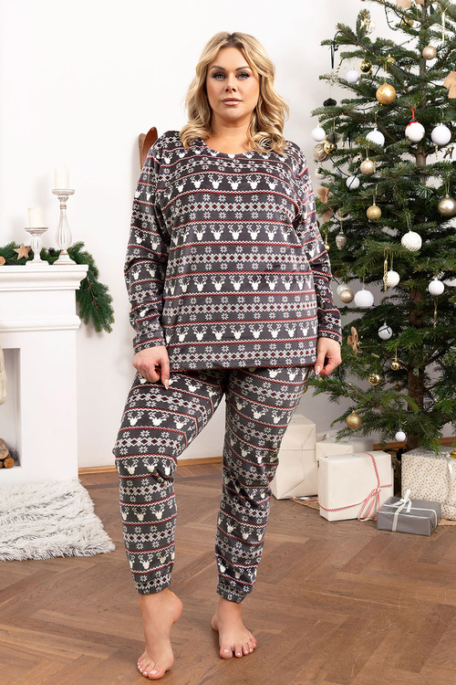 Italian Fashion Islandia dł.r. dł.sp. Dres homewear, grafit