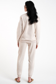 Italian Fashion Panama dł.r. dł.sp. Dres homewear, beż