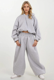 Dkaren DK-K-B27 Komplet bluza+spodnie, szary