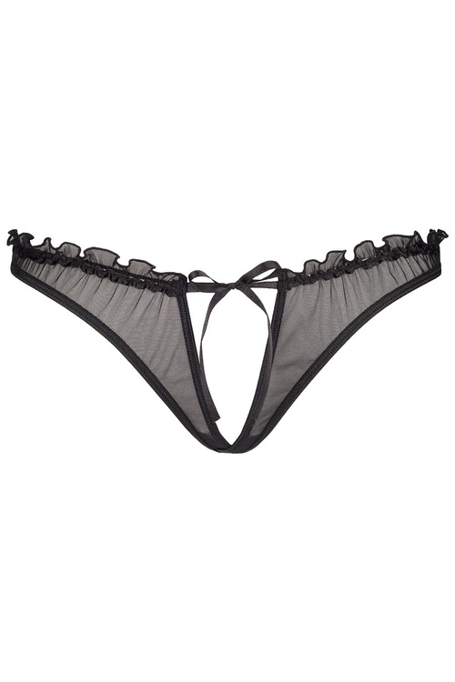 Axami V-6458 Charbon Majtki stringi, czarny