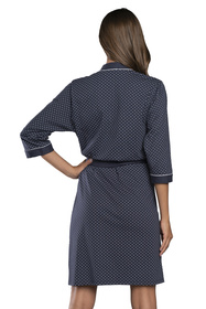 Italian Fashion Montana r.3/4 Nocna szlafrok, granat