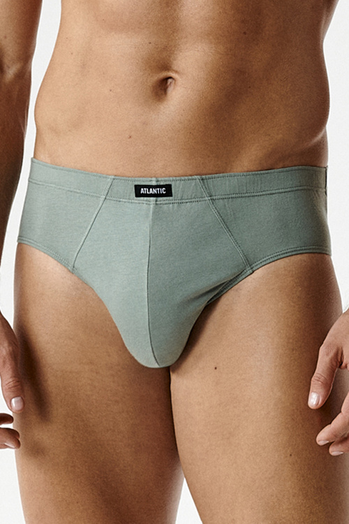 Atlantic 5SMP-003 5-pack Majtki slipy, granat/zielony/burgund/indygo/denim