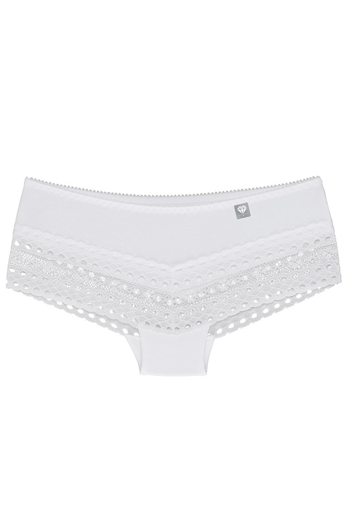Wol-Bar Diamond 3513 Majtki szorty, biały