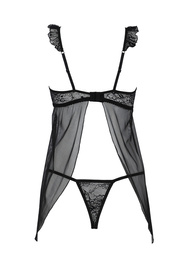 Avanua Milagros chemise Nocna komplet koszulka + stringi, black