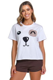 Doctor Nap PM.7409 Nocna piżama, brownie