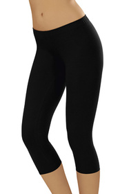 Italian Fashion Legginsy 3/4 Legginsy klasyczne, czarny