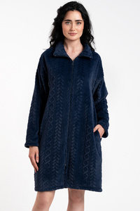Italian Fashion Rena dł.r. Nocna szlafrok, granat