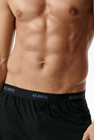 Atlantic 2MBX-0255 2-pack Трусики боксерки, чорний