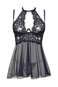Beauty Night Lupita BN6616 Боді боді-стокінг, чорний