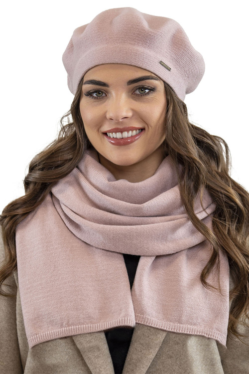 Vivisence 7005 Nakrycie głowy beret, różowy