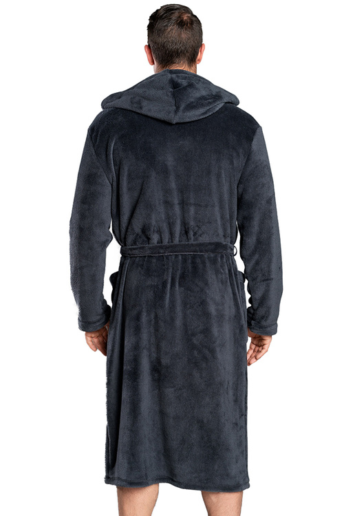 Italian Fashion Mimas dł.r. Nocna szlafrok, grafit