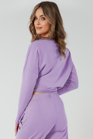Italian Fashion Madri dł.r. Bluza nierozpinana, lila