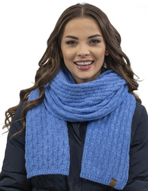 Vivisence 7015Kmpl Komplet czapka+szalik, jeans