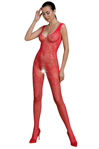 Passion ECO BS012 Body bodystocking, red