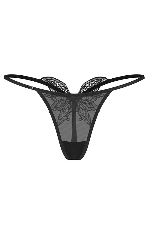 Obsessive Veyane thong Majtki stringi, black