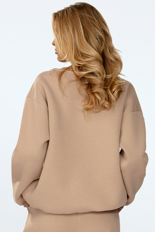 Dkaren Rehema-Bl Bluza nierozpinana, cappuccino