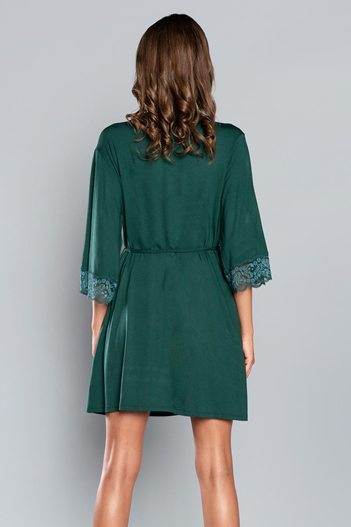 Italian Fashion Samaria r.3/4 Nocna szlafrok, zielony