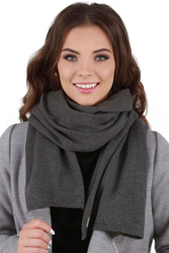 Vivisence 7036Kmpl Komplet beret+szalik, ciemnoszary