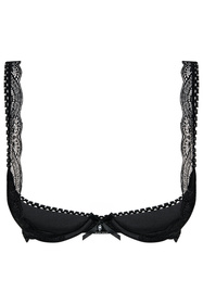 Obsessive Miamor half-bra Biustonosz półbiustonosz, czarny