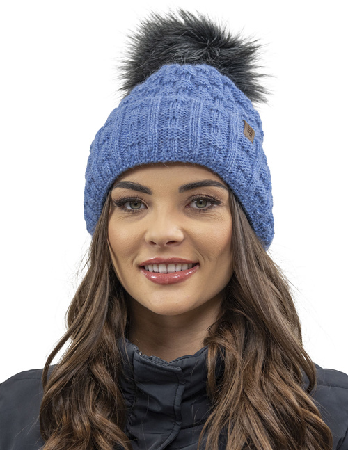 Vivisence 7015Kmpl Komplet czapka+szalik, jeans