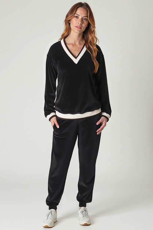 Vivisence 9201kmpl Komplet bluza+spodnie, czarny