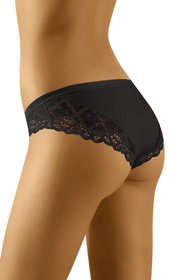 Wol-Bar Soft Fluffy Majtki figi, czarny