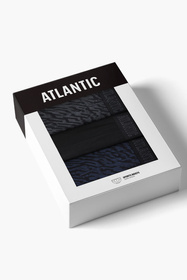 Atlantic 3MP-221 3-pack Трусики трусики, сірий