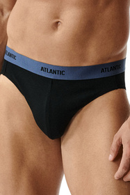 Atlantic 3MP-0944 3-pack Трусики трусики, чорний