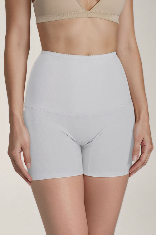 Vivisence 4102 SLIM Majtki bermudy, biały