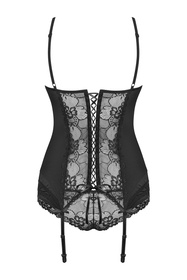 Obsessive Heartina corset Gorset sexy, czarny