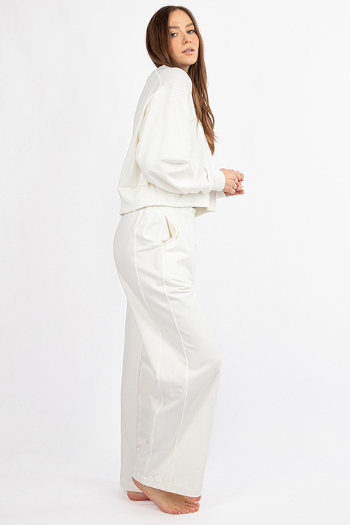 Dkaren DK-K-B23 Komplet bluza+spodnie, ecru