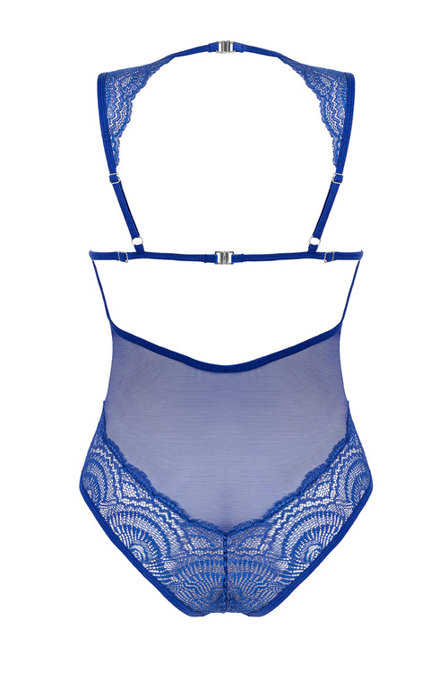 Obsessive Giselia teddy Body sexy, niebieski
