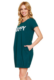 Doctor Nap TCB.9504 Nocna koszula, emerald