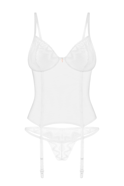 Obsessive Alissium corset & thong Gorset sexy, white