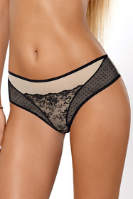 PariPari Imi Majtki stringi, black-beige