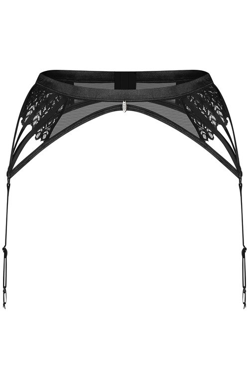 Obsessive Donarella garter belt Pas do pończoch niski, black