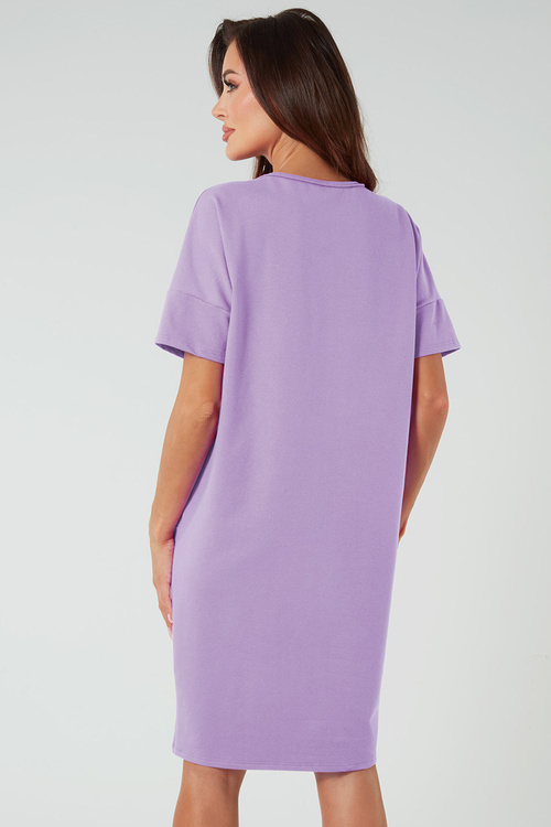 Italian Fashion Stella kr.r. Sukienka homewear, lila
