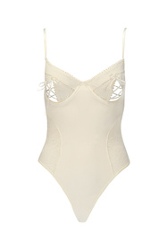 Avanua Bianca body Body sexy, ecru