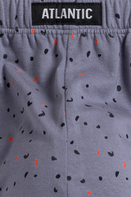 Atlantic 3MP-165 3-pak Majtki slipy, grafit/indygo/granat