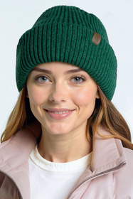 Vivisence 70113Kmpl Komplet czapka+szalik, zielony